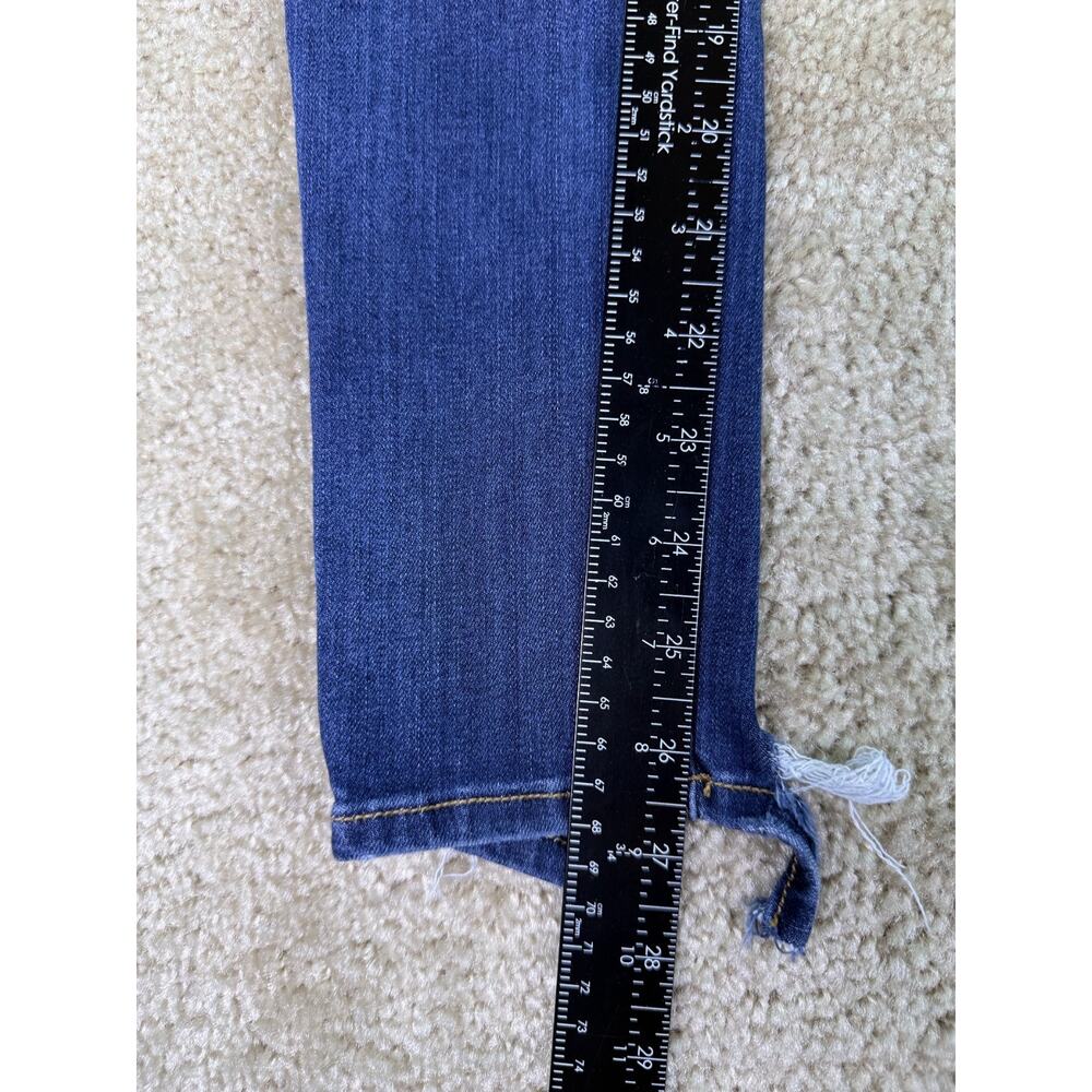 American Eagle Women Blue Super Stretch Jegging Distressed Size 2 Short C391 - Picture 14 of 16